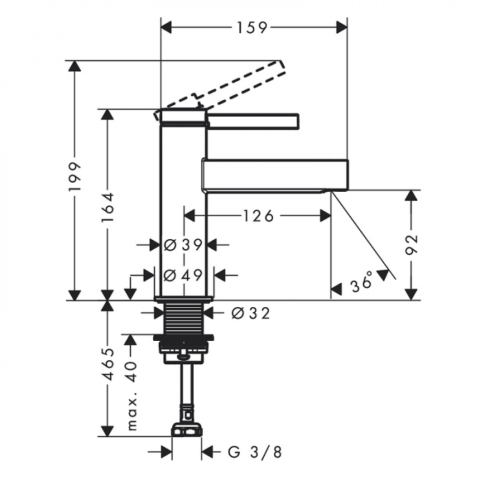        Hansgrohe Finoris 76013670  