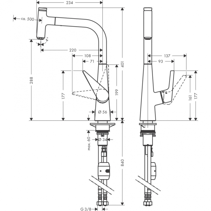    Hansgrohe Talis Select M51 72826800 