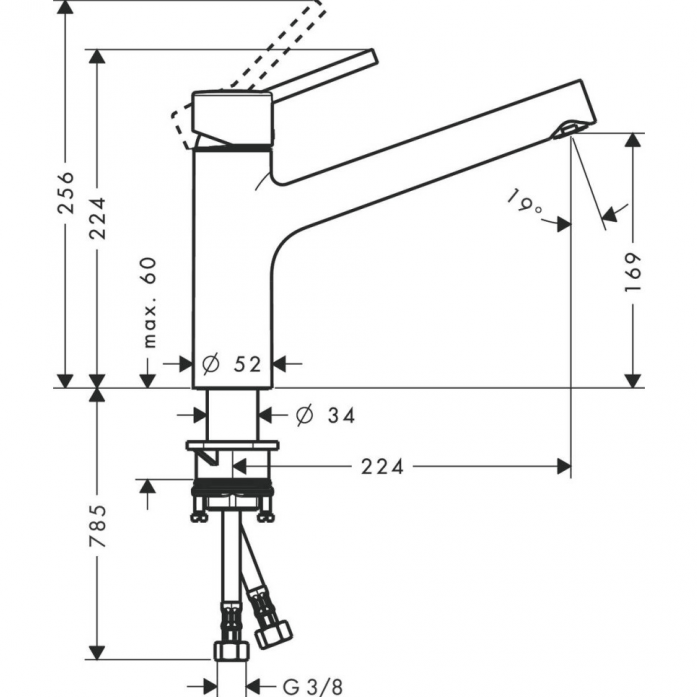    Hansgrohe Talis M52 32857000 