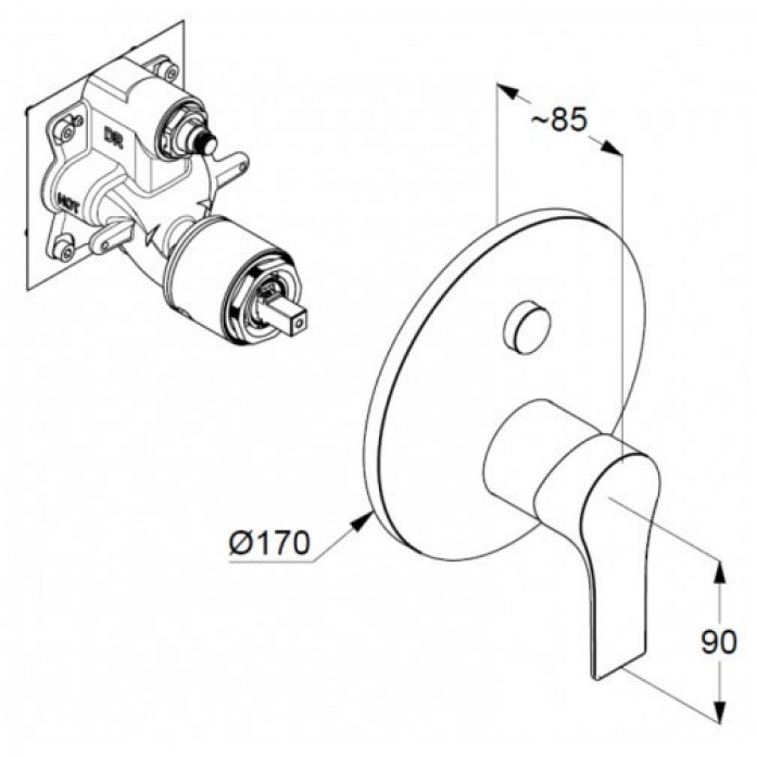    Kludi Zenta SL 486590565 