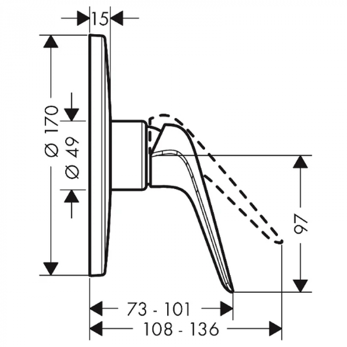    Hansgrohe Novus 71066000 