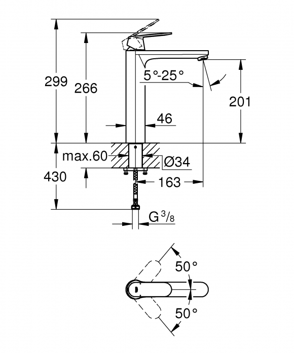    GROHE Eurosmart Cosmopolitan 23921000 