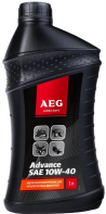 Масло моторное Aeg Advance SAE 10W40 API SJCF Масло 4Т п/с 1л 30645