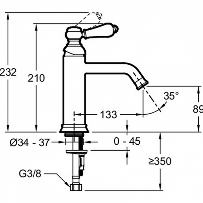    Jacob Delafon Louise E24360-BL  