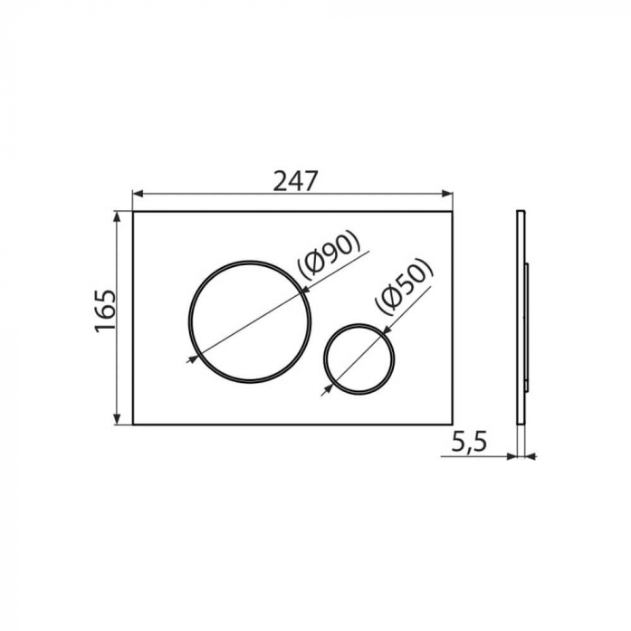   AlcaPlast AM101/1120-4:1 RU M671-0001    