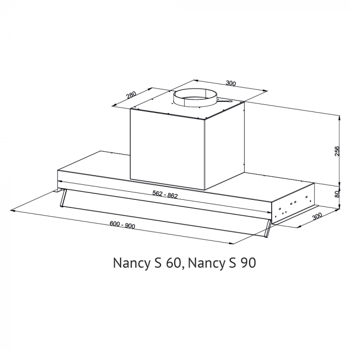   Kuppersberg NANCY S 90 Black