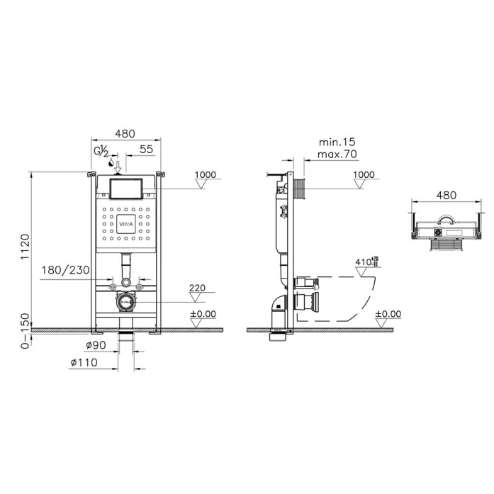  Vitra 9875B003-7201 ( +   Zentrum Square +    +    )