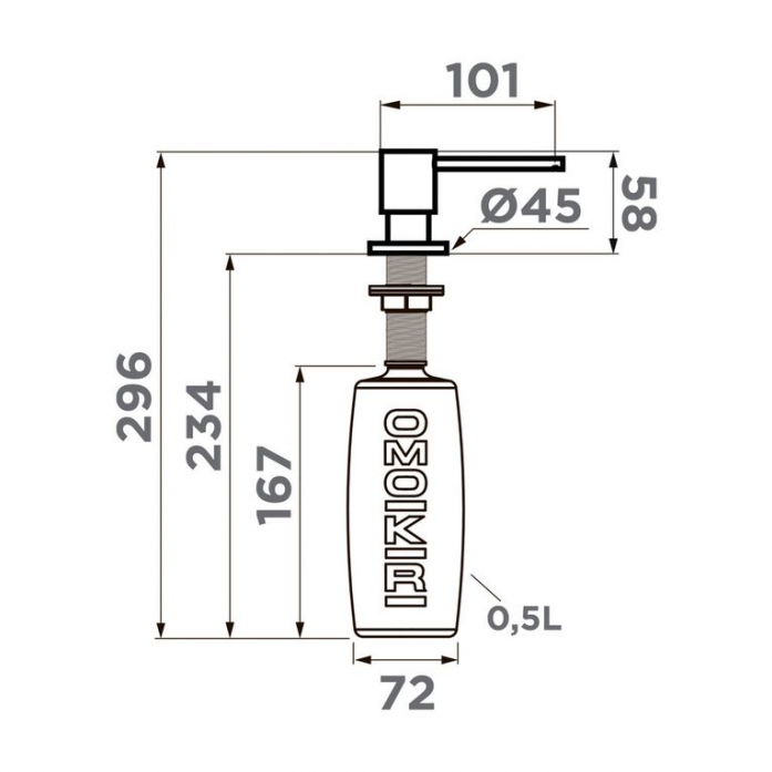     Omoikiri OM-03-BN   4995040