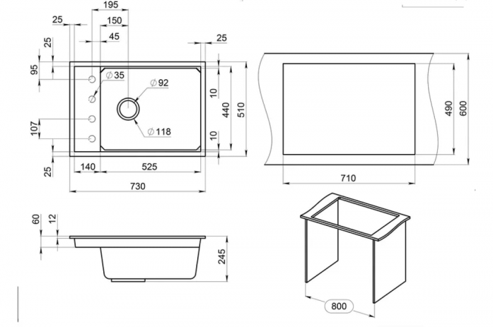    Granula Kitchen Space KS-7305 