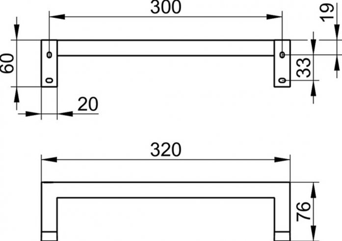  Keuco Edition 90 Square 19107010000 