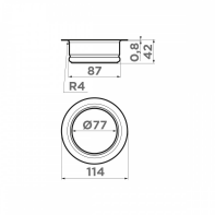     4956836 Omoikiri Nagare Slim NA-02-IN 4956836