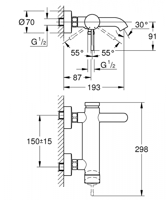    GROHE Essence+ 25250KF1  