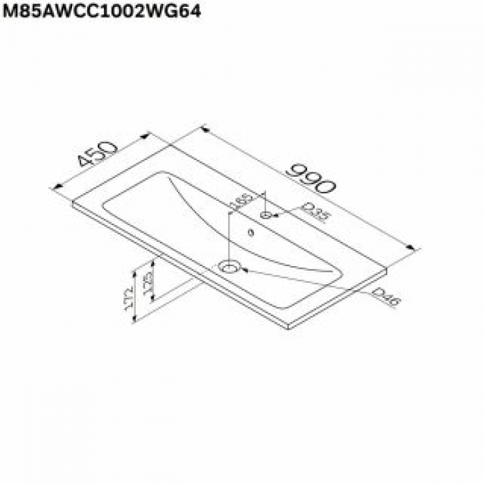   Am.Pm X-Joy M85AWCC1002WG64 