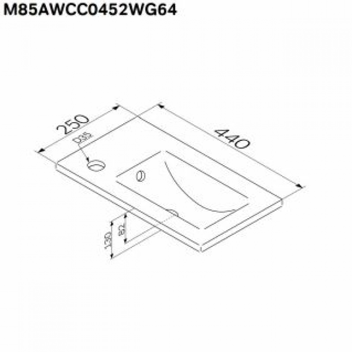   Am.Pm X-Joy M85AWCC0452WG64 