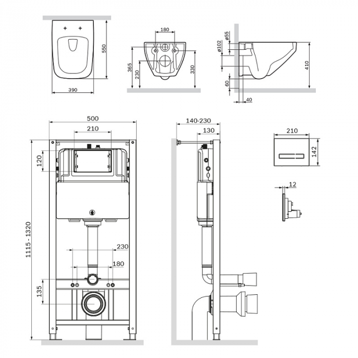     Am.Pm Inspire V2.0 IS450A38.50A1700        