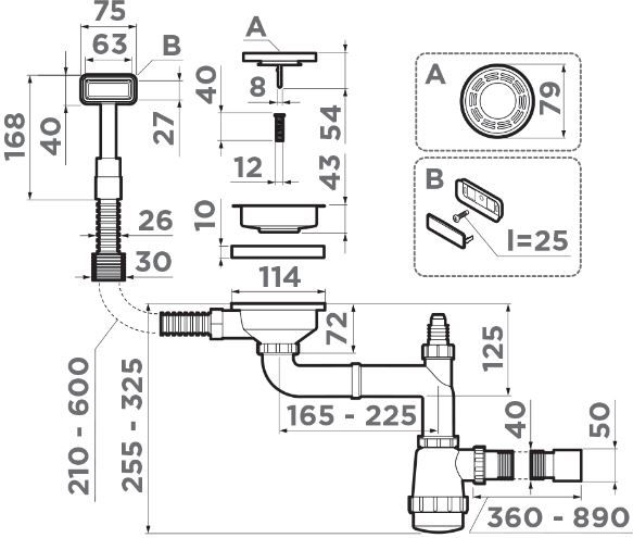        Omoikiri WK-1-LG 4956824