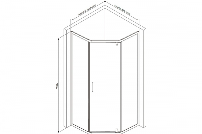   Am.Pm 90x90  Gem W90G-405-090MT  