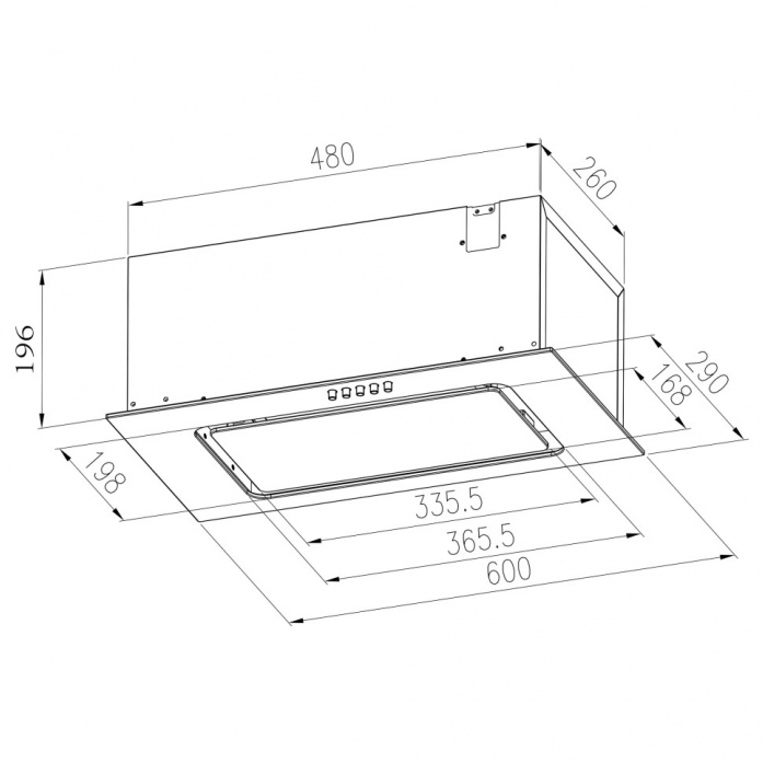   Meferi INBOX60WH ULTRA