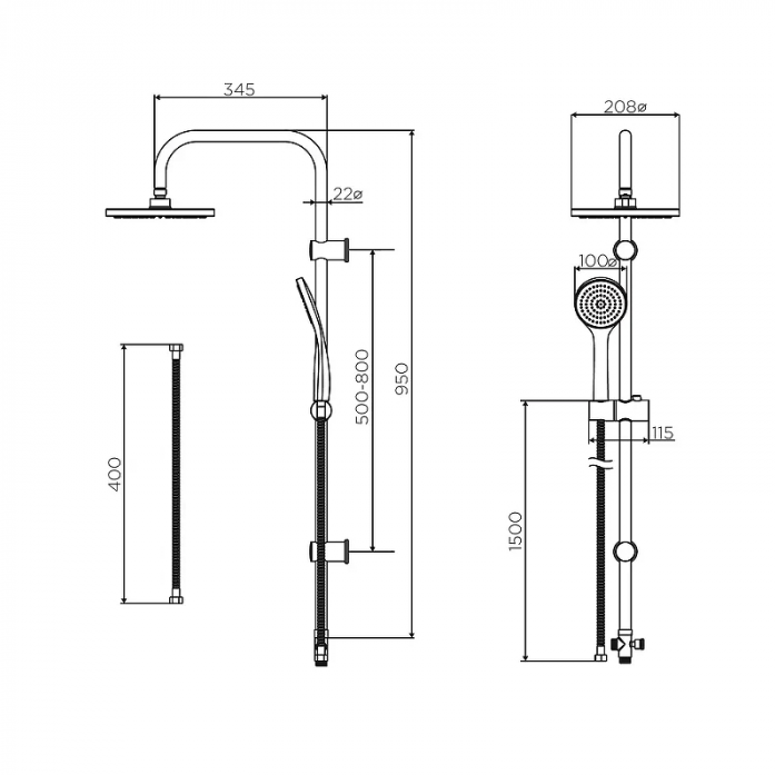   Dorff Comfort D0708000BL 