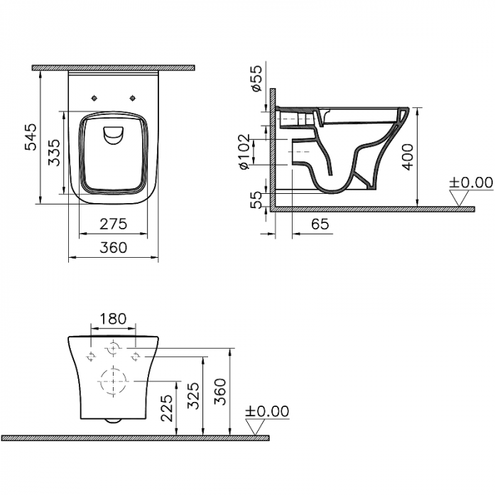   Vitra Zentrum Square 7484B003-0075 