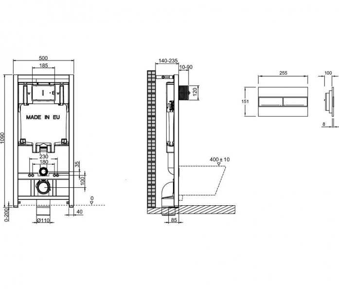  c  Jacob Delafon Rodin+ E21749RU-00  ,    (E29025+E20858-CP+EDY102+E23280)