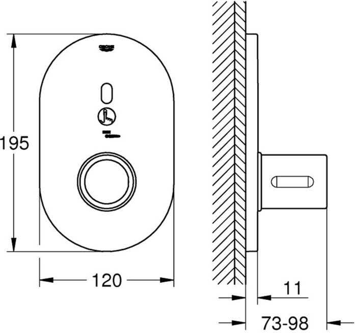  GROHE Eurosmart Cosmopolitan E Special 36456000GR