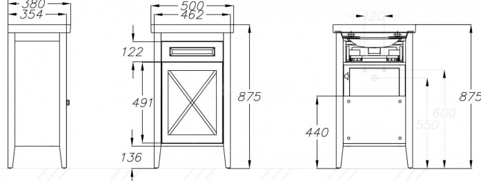  Opadiris  50  ,  (  CeraStyle Frame 50) 00-00002358