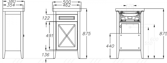  Opadiris  50  ,  (  CeraStyle Frame 50) 00-00002360