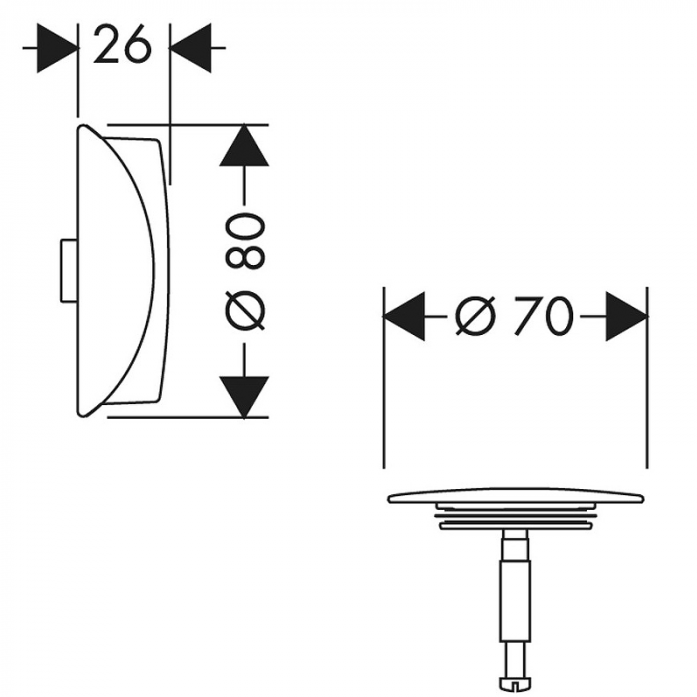   - Hansgrohe Flexaplus 58185990  