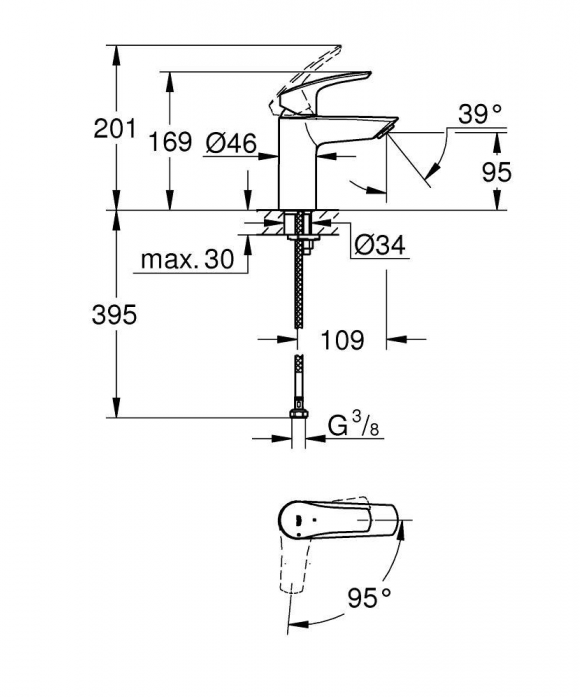    GROHE Eurosmart 2021 32154003 