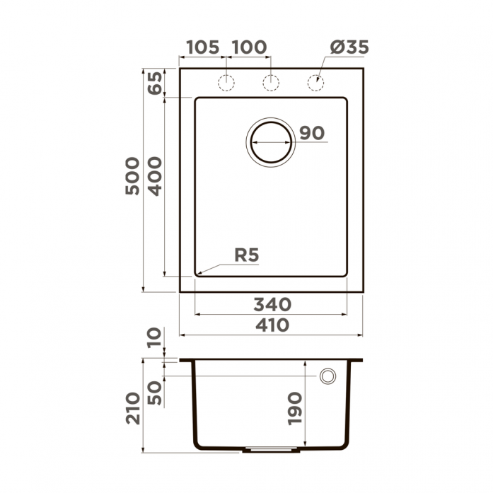   Omoikiri Bosen 41-ES  4997205