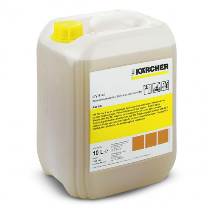 Чистящее средство для внутренней уборки Karcher RM 767, жидкое быстросохнущее средство, 10Л 6.295-198.0