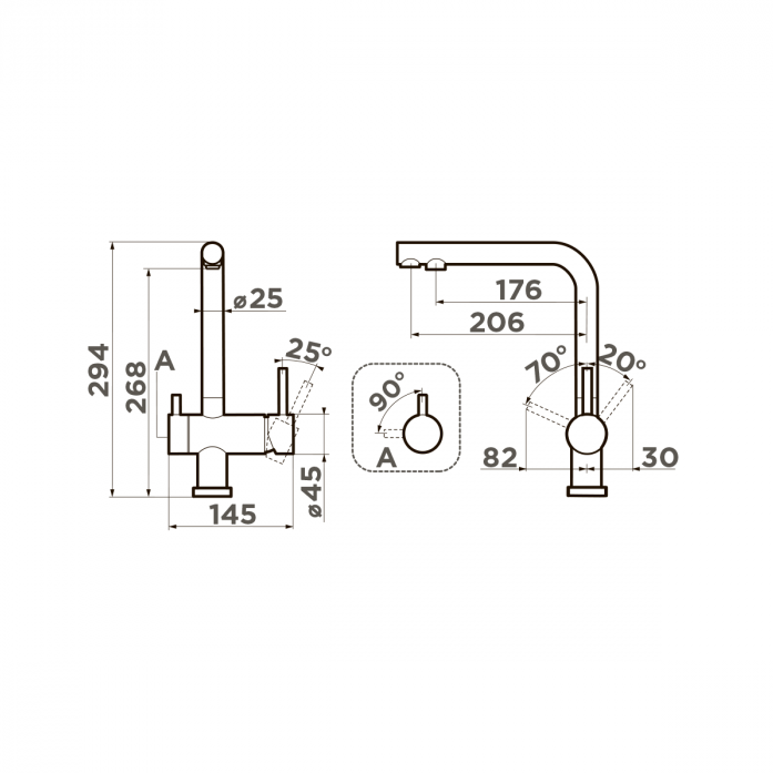    Omoikiri Nagano-PVD-G ONA-PVD-LG-35 4994178