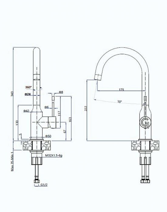  - Rivelato Garda 1923502 antracite cromo Rivelato Garda 1923502 antracite cromo