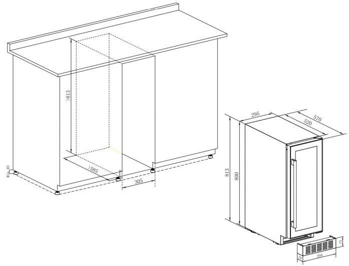   Temptech SOMX30DRB-24