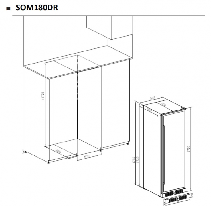   Temptech SOM180DRB-24