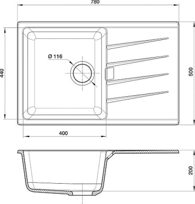  - Rivelato Raum 78 RM-78 antracite