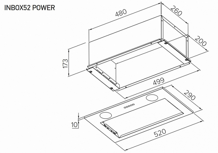   Meferi INBOX52WH POWER