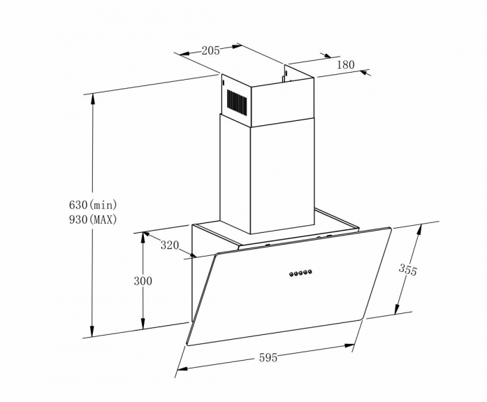   Meferi AIRBOX60BK LIGHT