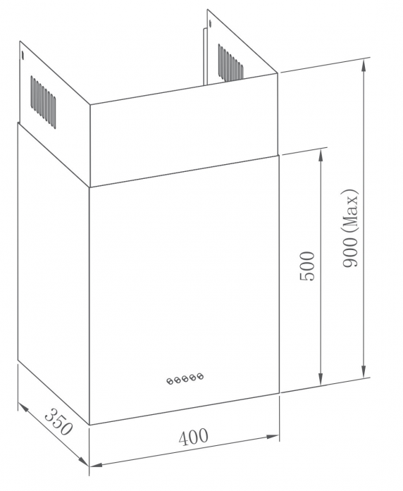    Meferi ROOMBOX40BK LIGHT