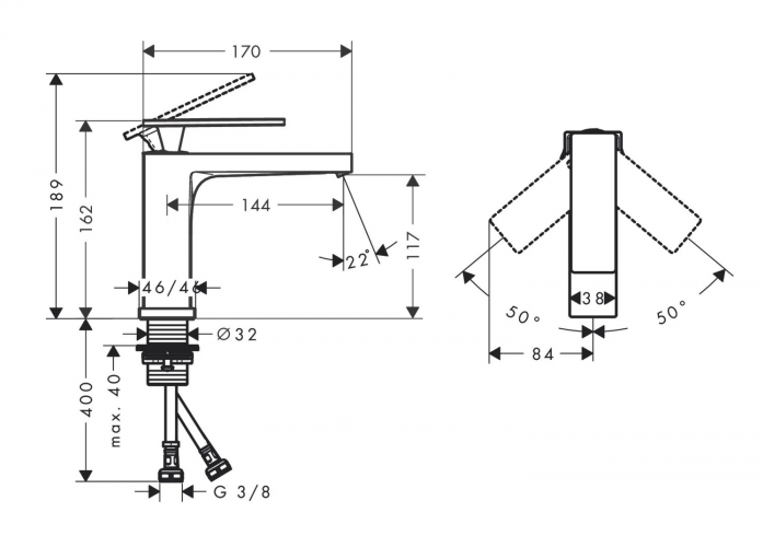    Hansgrohe Tecturis E 73011000 