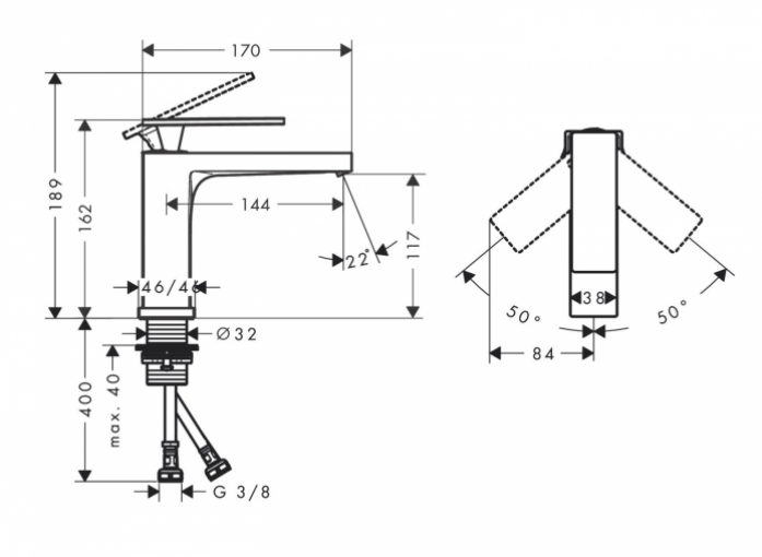    Hansgrohe Tecturis E 73011700  