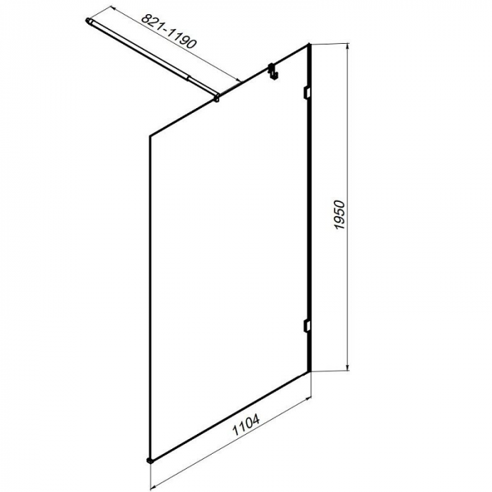   Am.Pm X-Joy W94WI-110-F1-MTE 110x195 