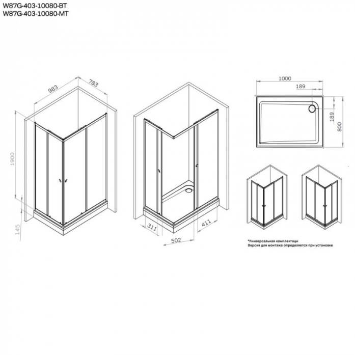   Am.Pm Sunny W87G-403-10080-MT 10080 