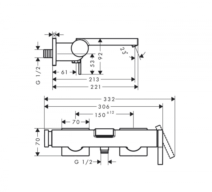    Hansgrohe Tecturis E 73420000 