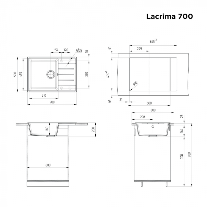   Maunfeld Lacrima 700 MFQS-700B 