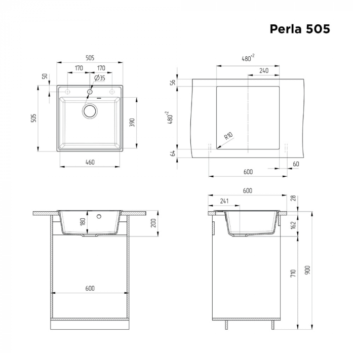   Maunfeld Perla 505 MFQS-505DGR -