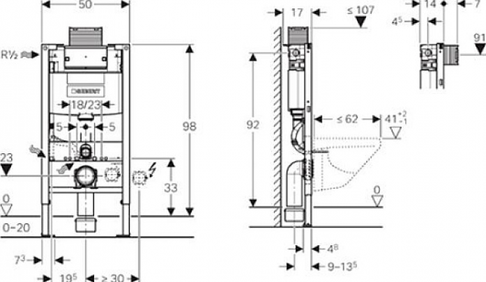     Geberit Omega 12 111.030.00.1