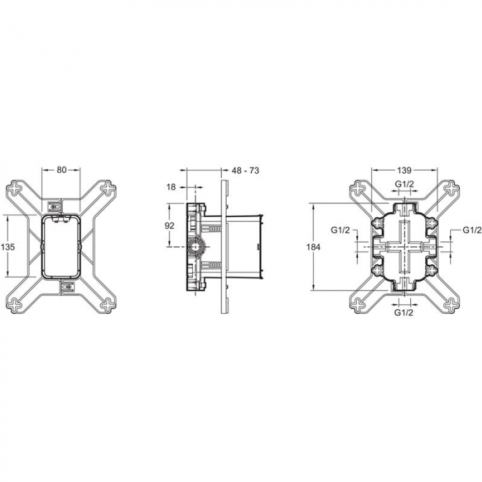   Jacob Delafon Modulo E30759-CP 