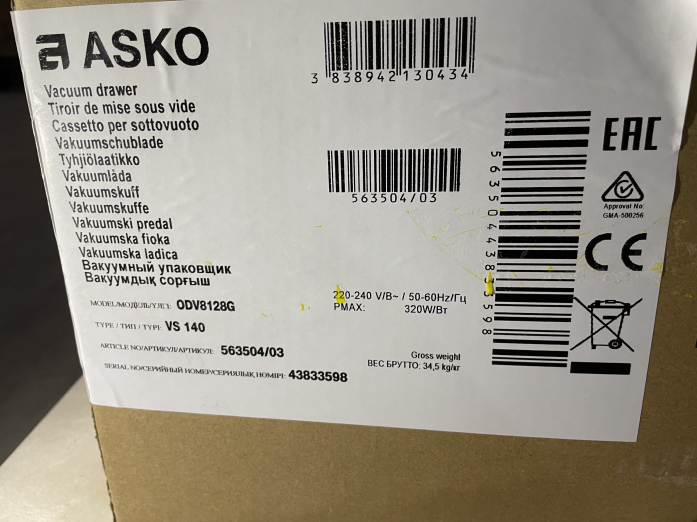     Asko ODV8128G (  )